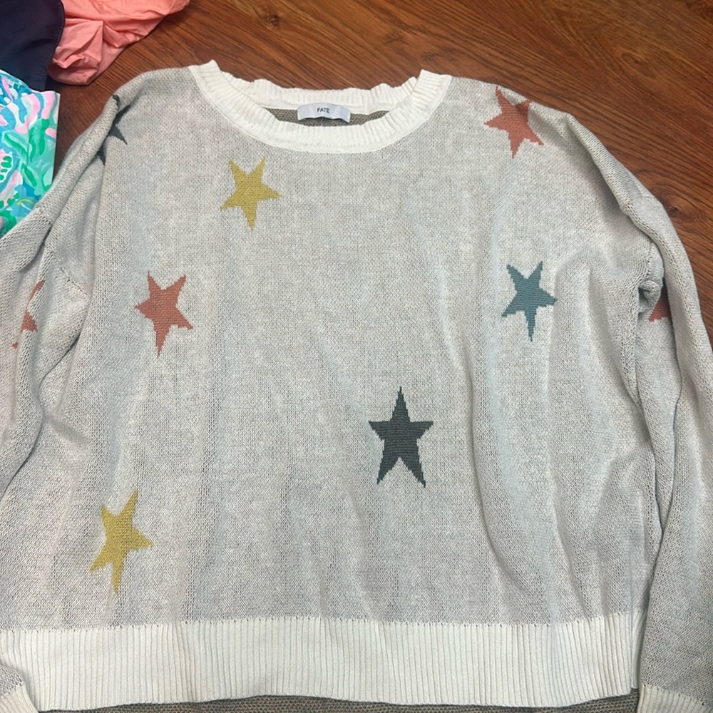 Star Sweater Multi Colored